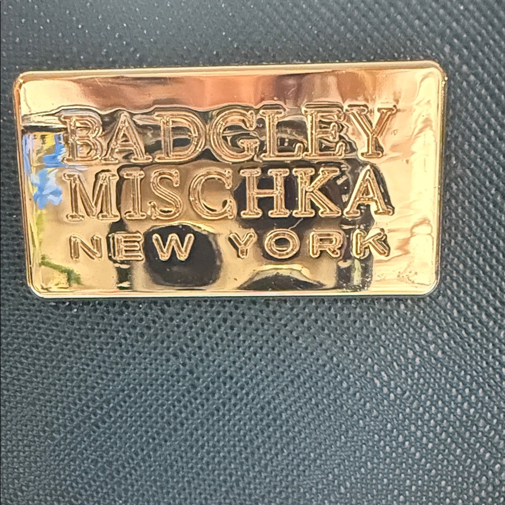Badgley Mischka olive green Crossbody Bag with Gold Accents - Picture 3 of 8